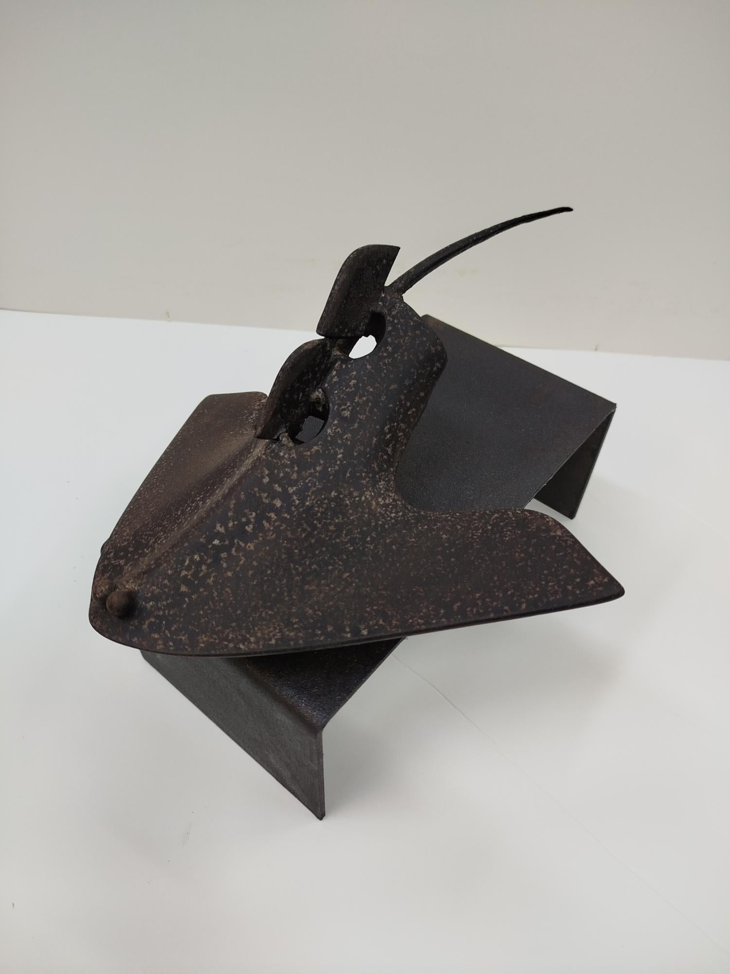E. ALEMANY  MANTA-FISCH  Original  AM Contemporary Eisenskulptur  Tier im Angebot 8