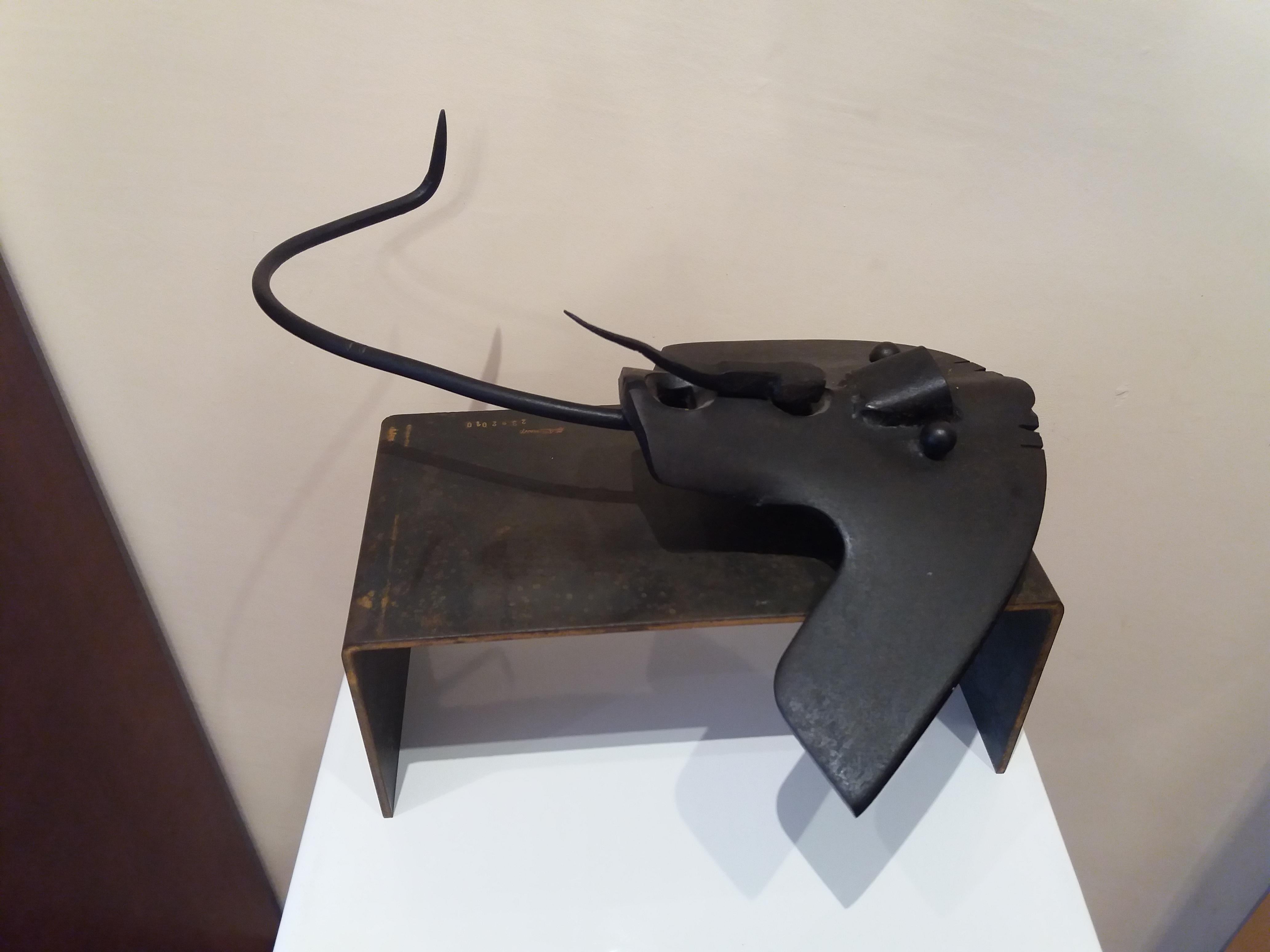 E. ALEMANY . MANTA FISH  Original  Unic contemporary iron sculpture  Animal 5