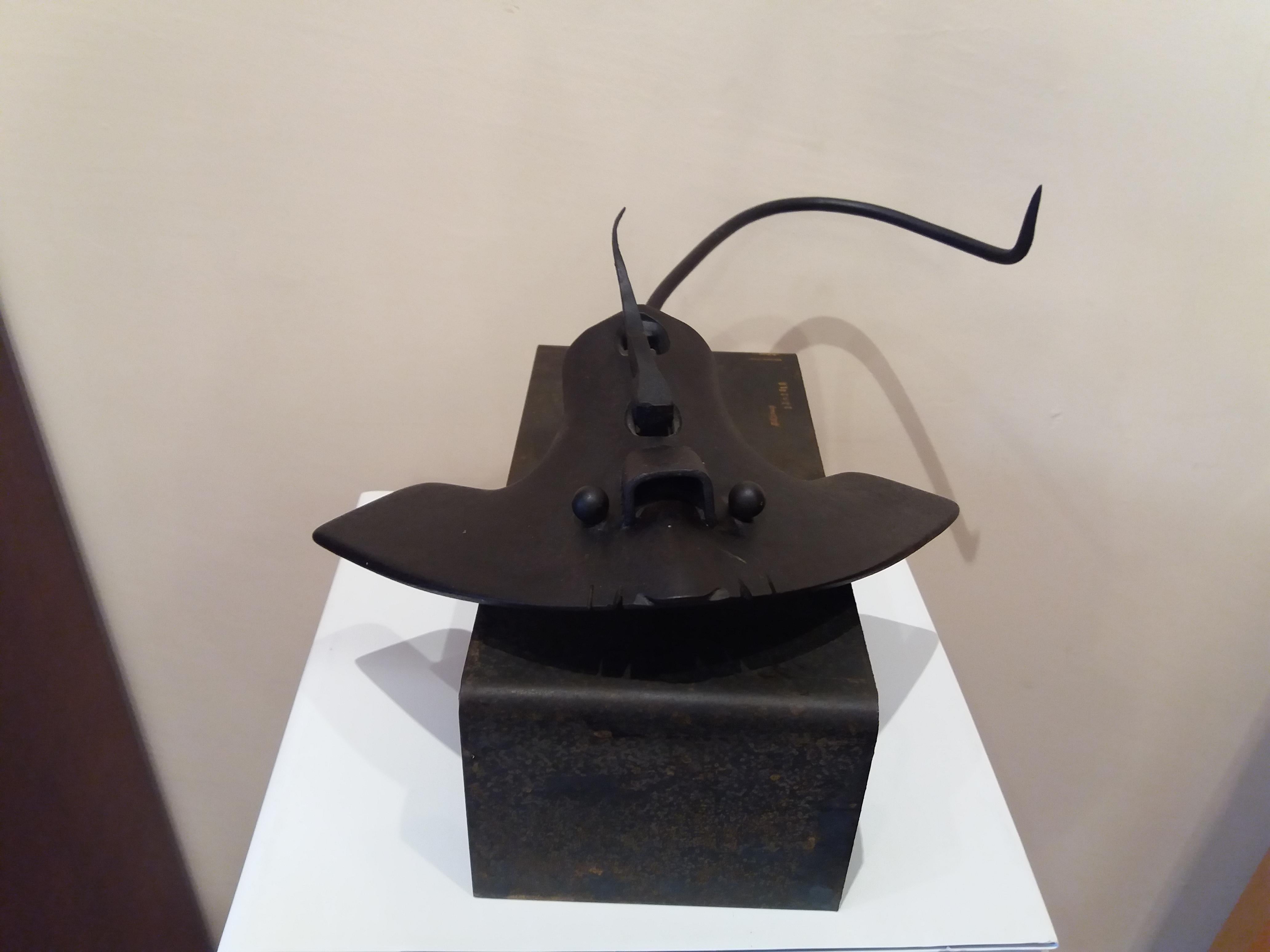 E. ALEMANY. MANTA FISH  Original  Unic contemporary iron sculpture  Animal For Sale 1