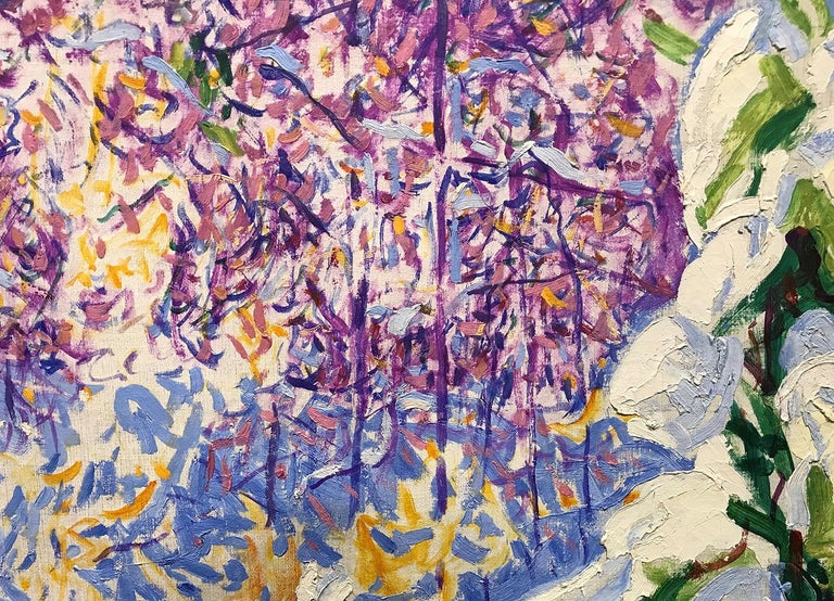 E. Ambrose ster American Modernist Winter Scene, Tamworth, New