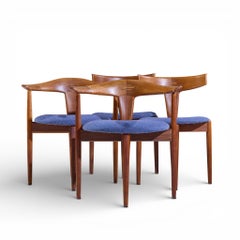 E. Andersen, P. Pedersen for Randers Møbelfabrik Danish Dining Chairs - Set of 4