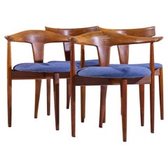 E. Andersen, P. Pedersen for Randers Møbelfabrik Danish Dining Chairs - Set of 4