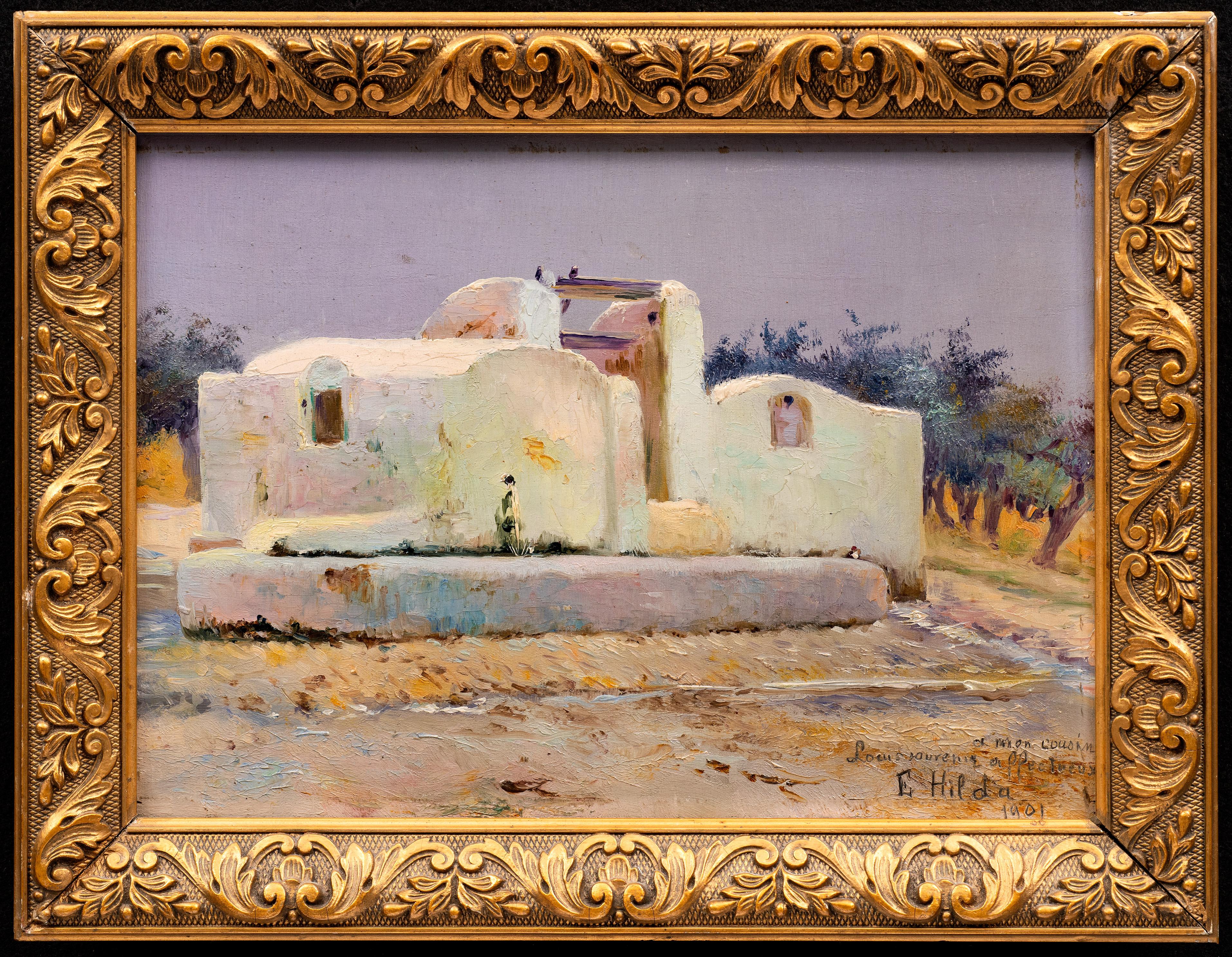 "La Casa Bianca in Marocco, 1901" E. Baily Hilda (austriaco, 1855-1955)
