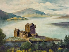 Eilean Donan Castle – Schottische Highlands, Loch, urzeitliche Landschaft – Ölgemälde