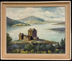 Eilean Donan Castle – Schottische Highlands, Loch, urzeitliche Landschaft – Ölgemälde