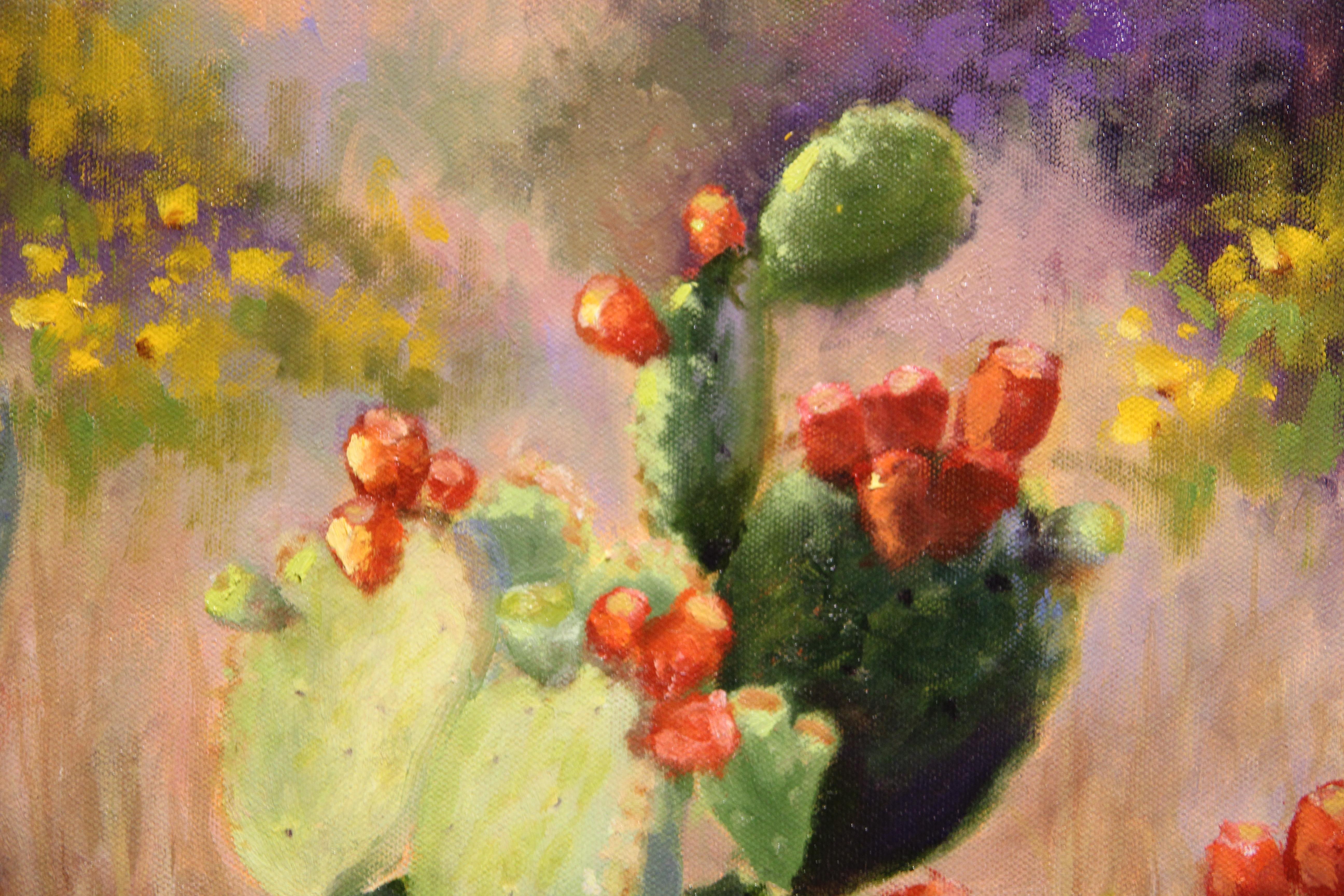 cactus desert painting