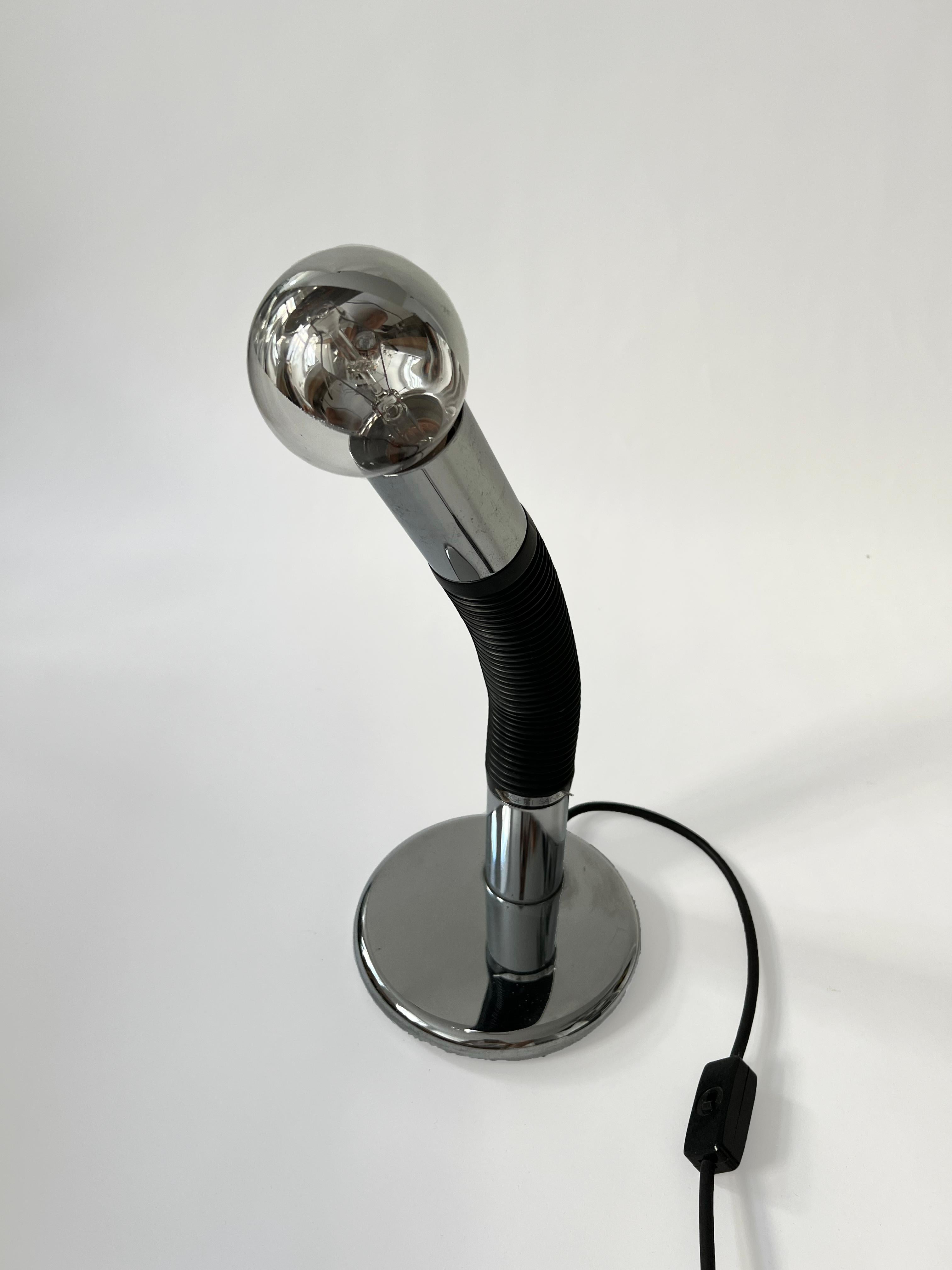 Mid-Century Modern E. Bellini Elbow Table Lamp for Targetti Sankey