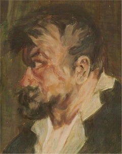 E. Blake - Early 20th Century Oil, The Ruffian