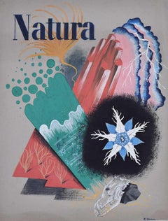 Natura, gouache by E. Brain
