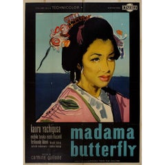 1956 Italian film poster by E. Brini - Madama butterfly - Giacomo Puccini’s