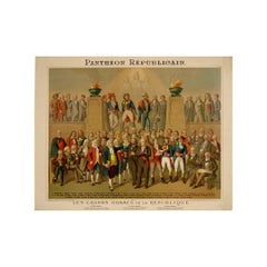 Original poster Panthéon Républicain Les grands hommes de la République