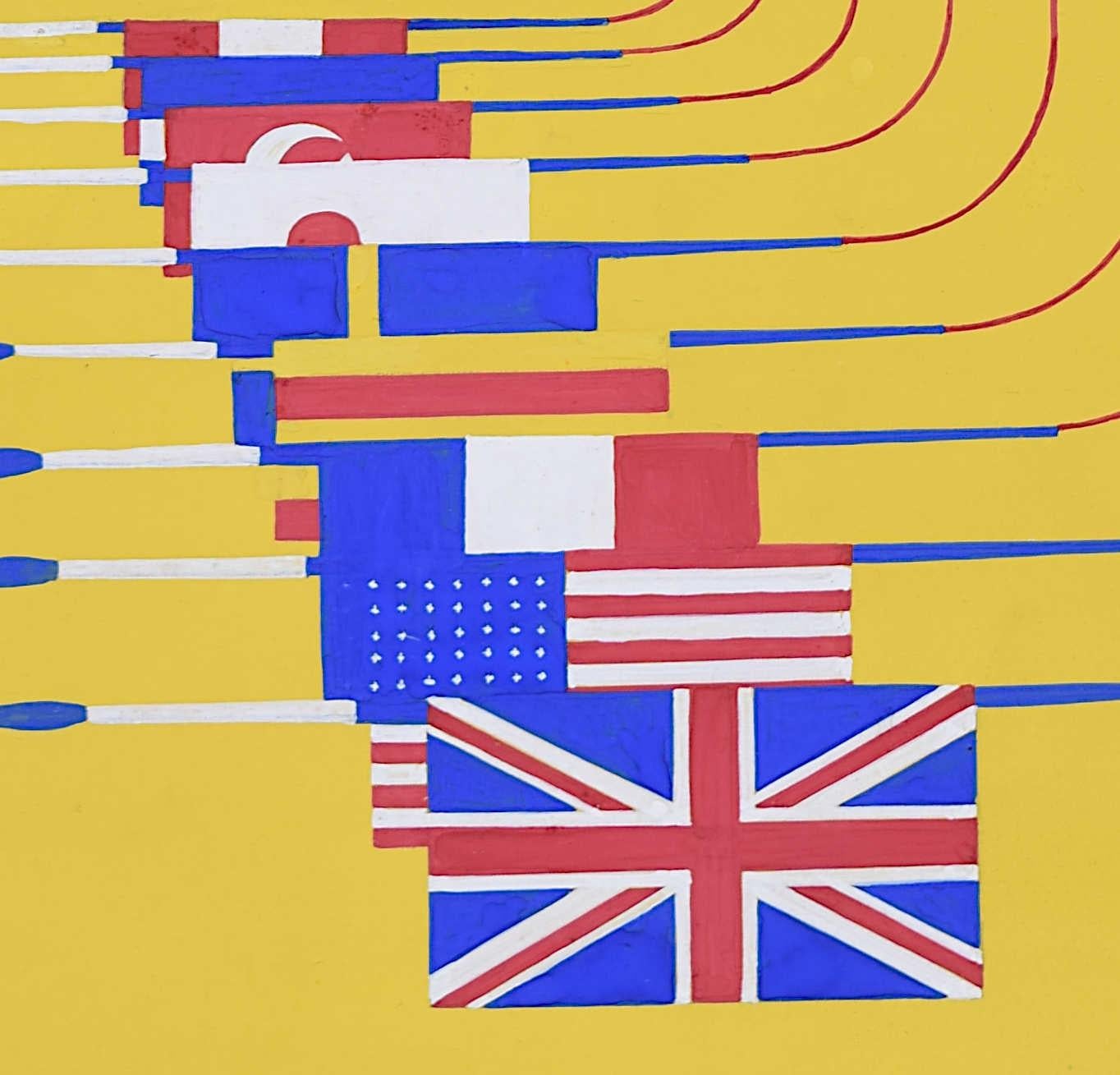 Graphis International Poster, Zeitschriftencoverdesign von W. C. Gibbs – Painting von E Davis