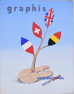 Graphis International Poster, magazine cover design c.1940s