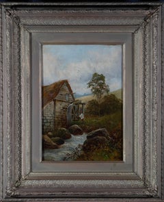 E. Dorrington - Late 19th Century Oil, Old Mill