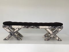E. E. Laverne "Marbalia" Fabric Bench