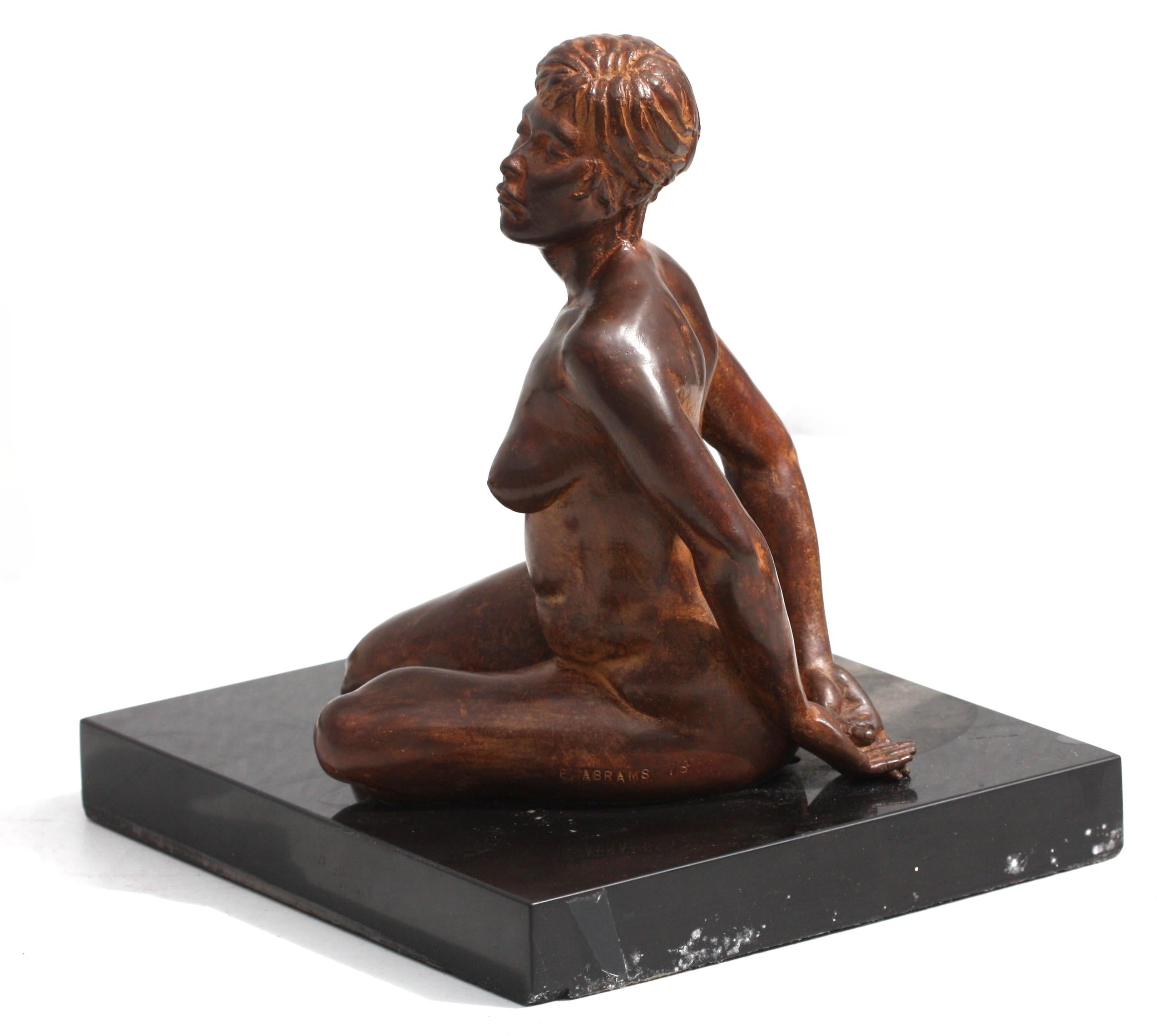 E. (Emily) Abrams, (americano, 20° secolo) Bronzo in vendita 1