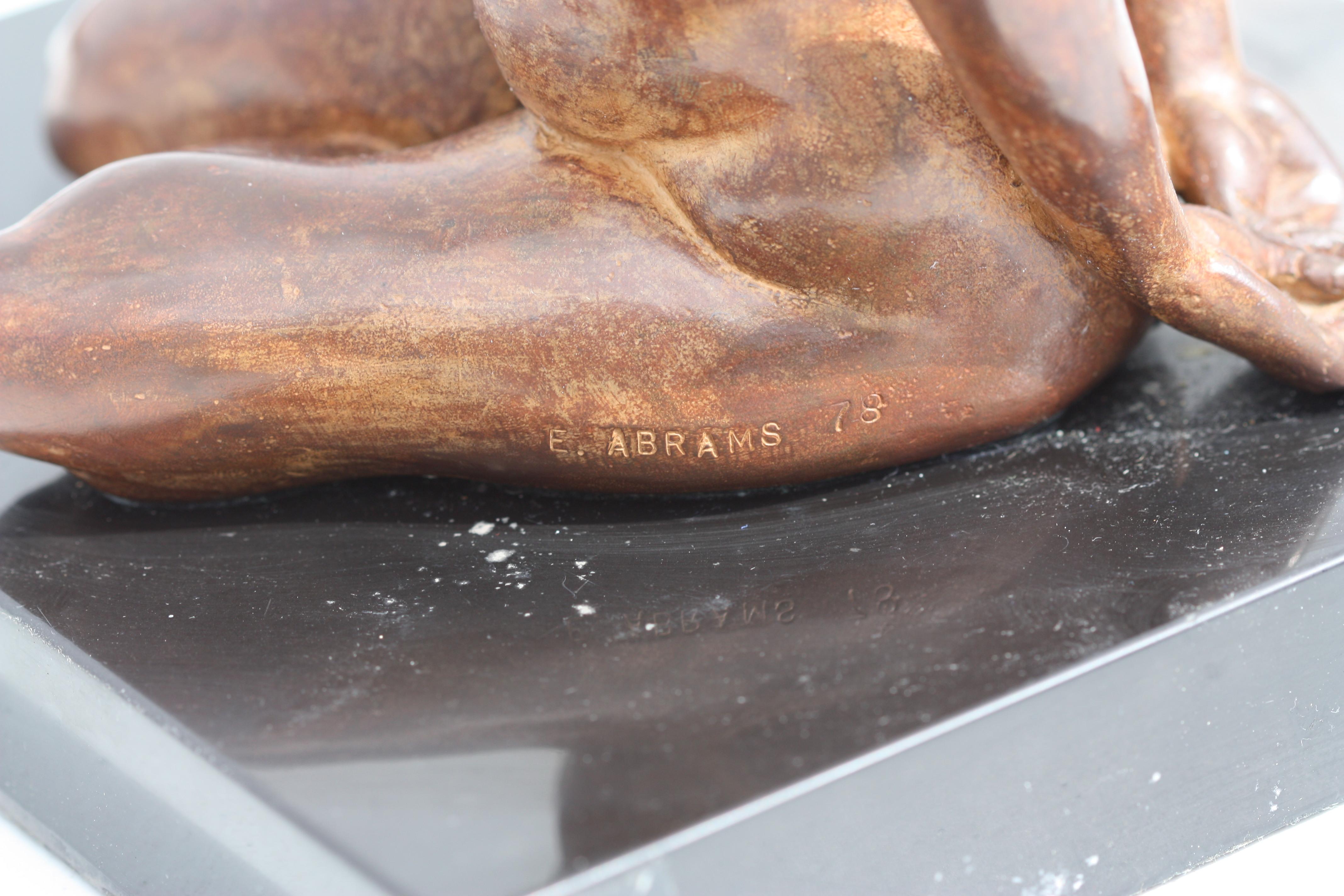 E. (Emily) Abrams, (americano, 20° secolo) Bronzo in vendita 2