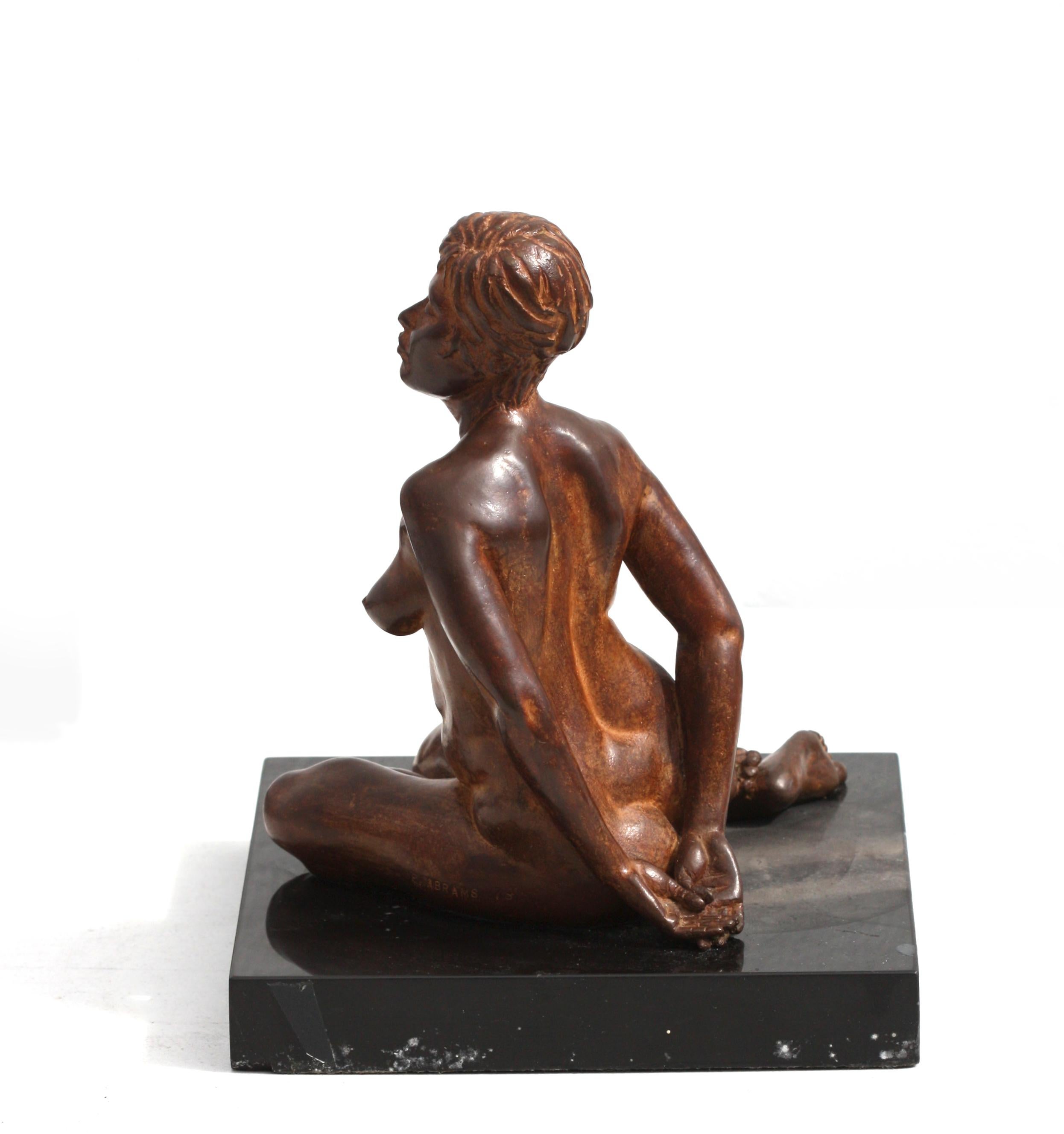 E. (Emily) Abrams, (americano, 20° secolo) Bronzo in vendita 3