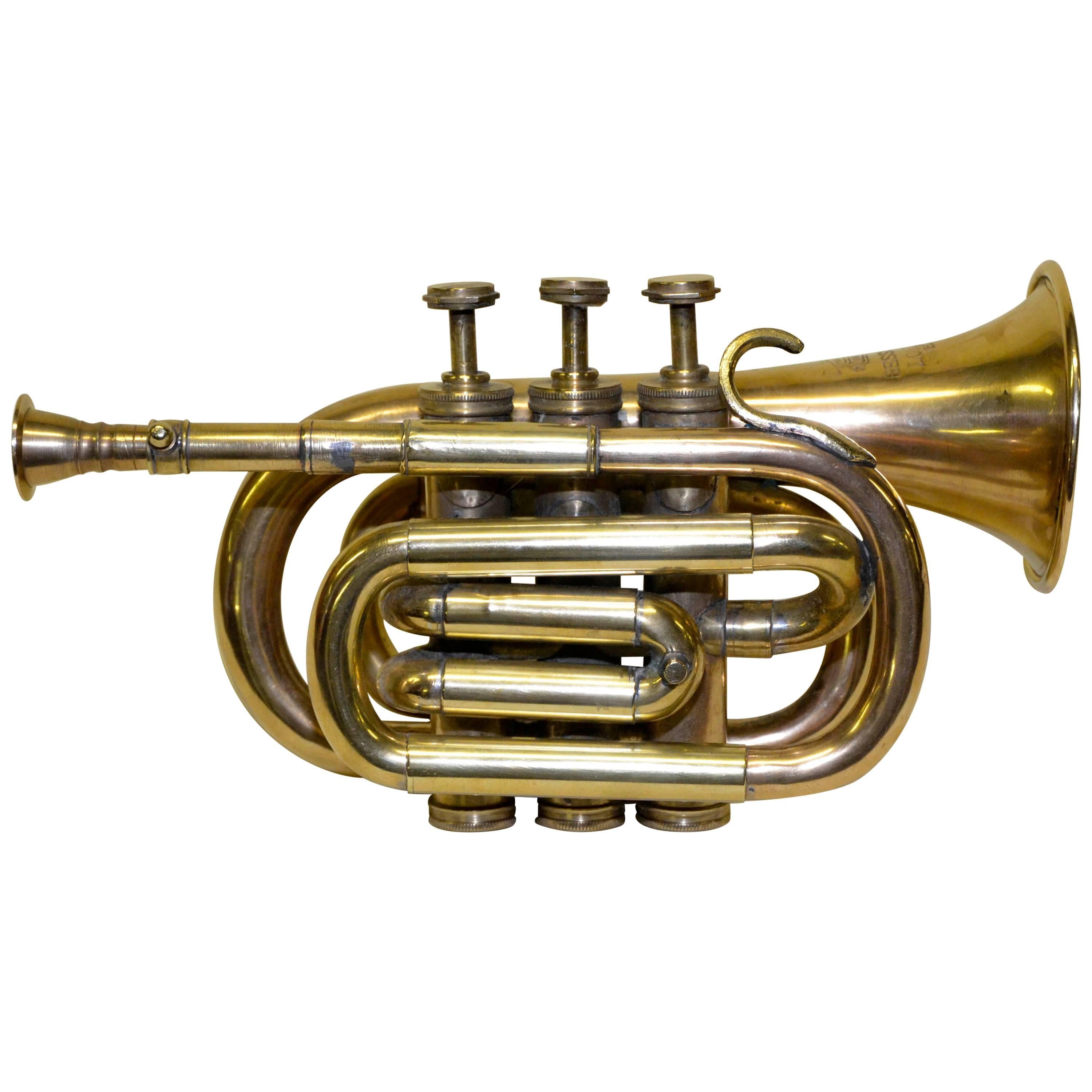 Mi bémol Bessons & Co. Cornet en laiton, H. 75983 Fabriqué en Angleterre en vente