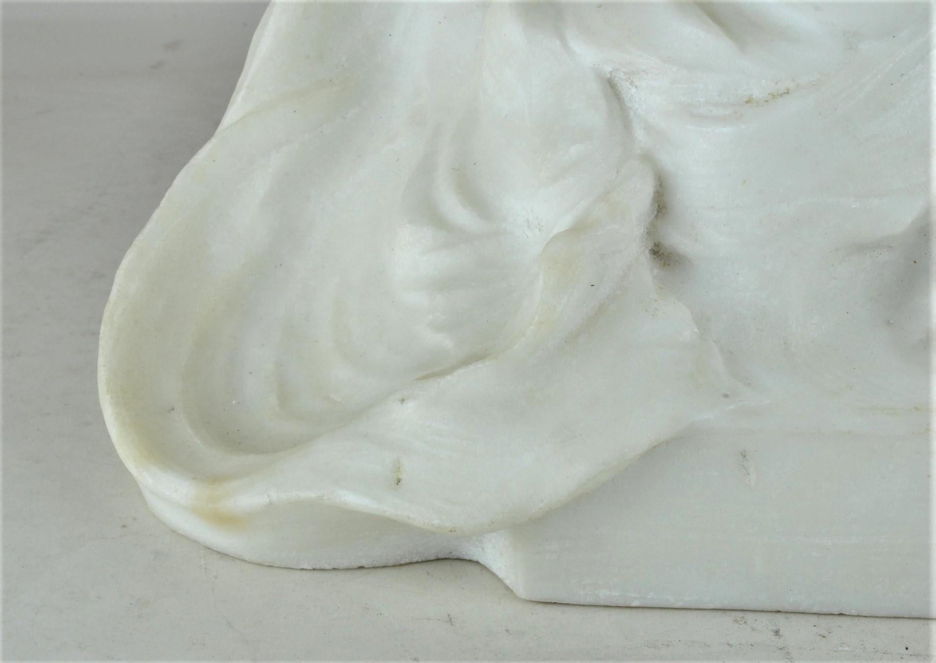 Marbre E Fortiny, Baby In Marble, fin XIXe/début XXe siècle en vente