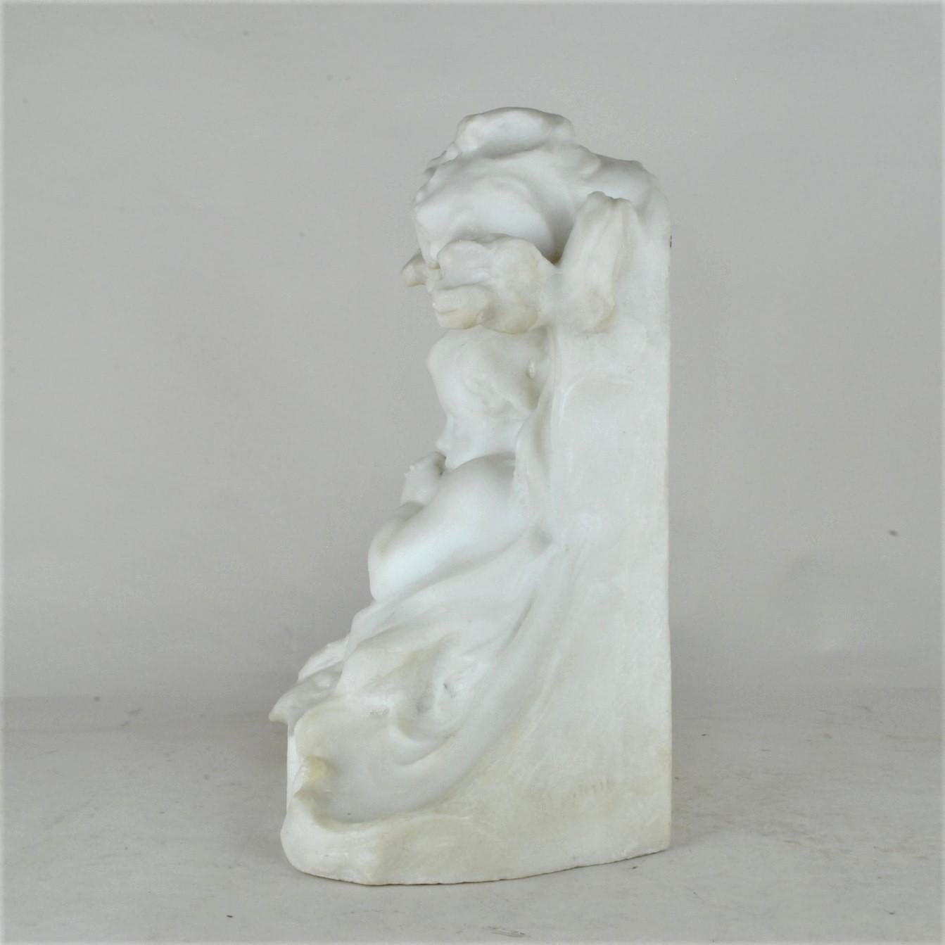 E Fortiny, Baby In Marble, fin XIXe/début XXe siècle en vente 2