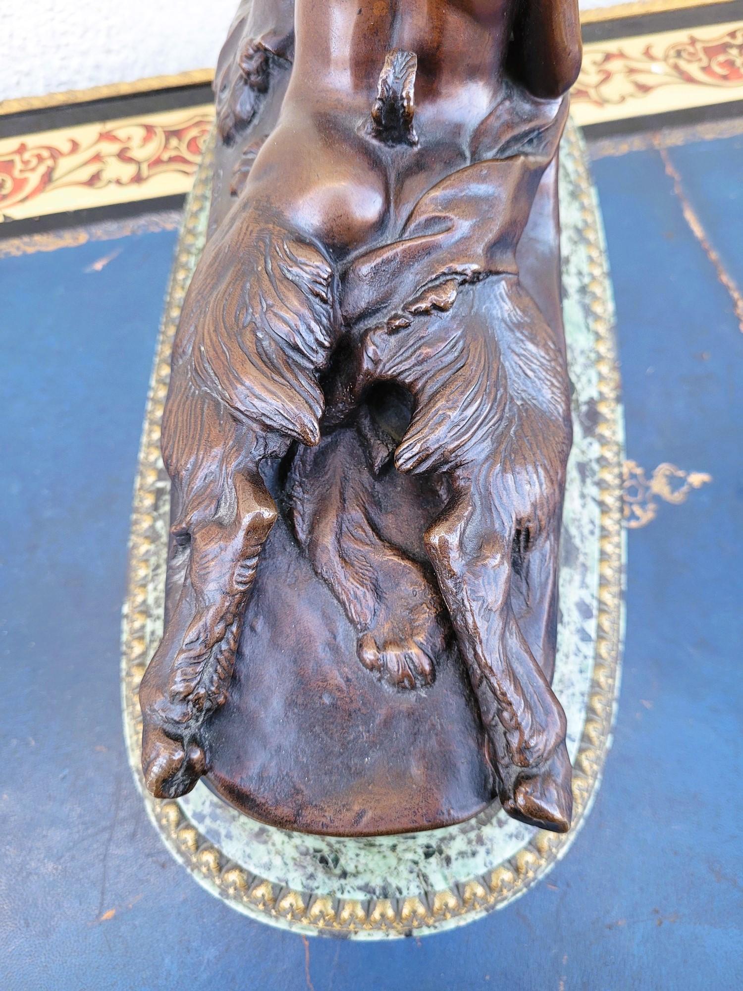 E Frémiet, Pan et Oursons, bronze signé, fin 19e début 20e siècle en vente 6