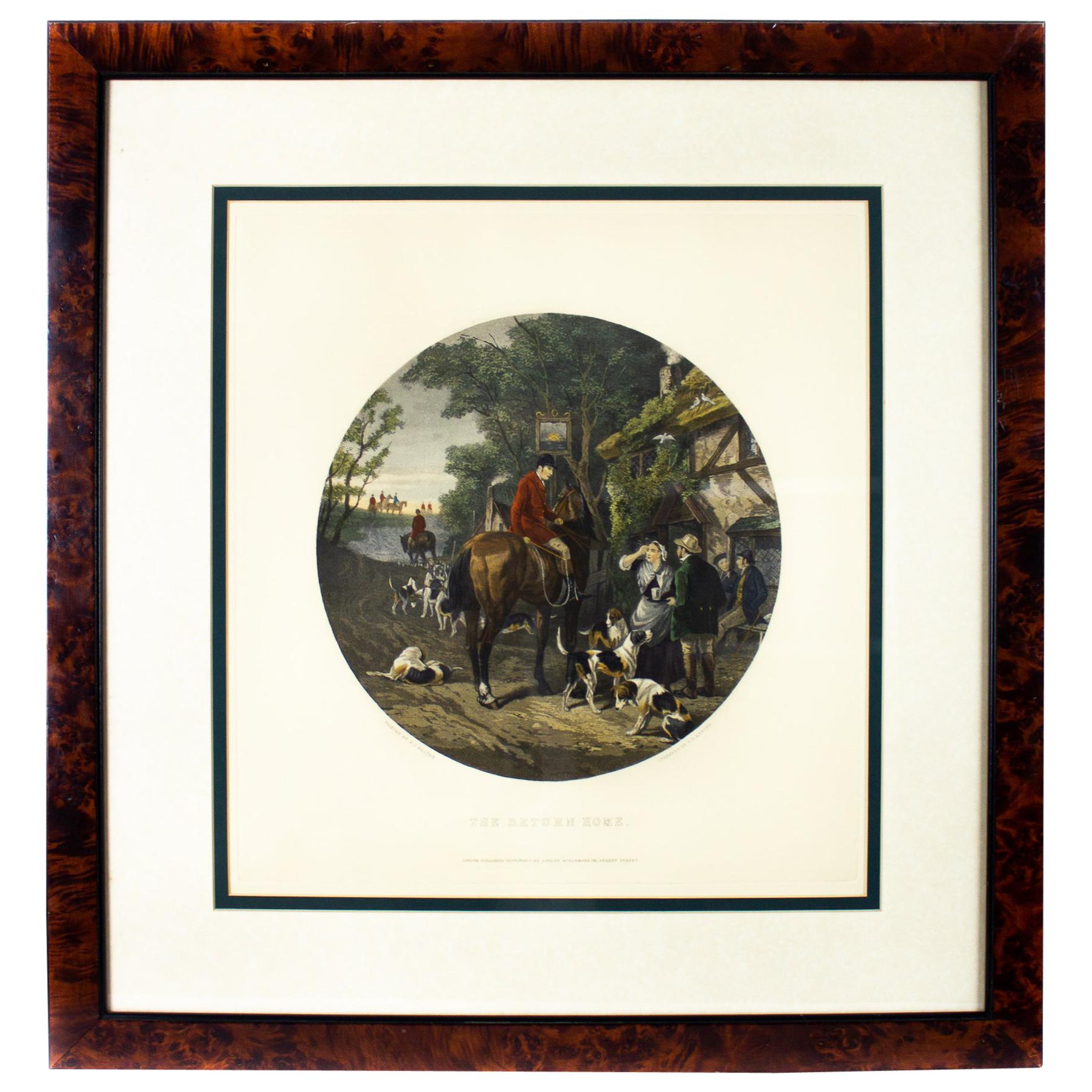 E. G. Hester, "The Return Home", 19th Century, Figurative Print on Paper For Sale