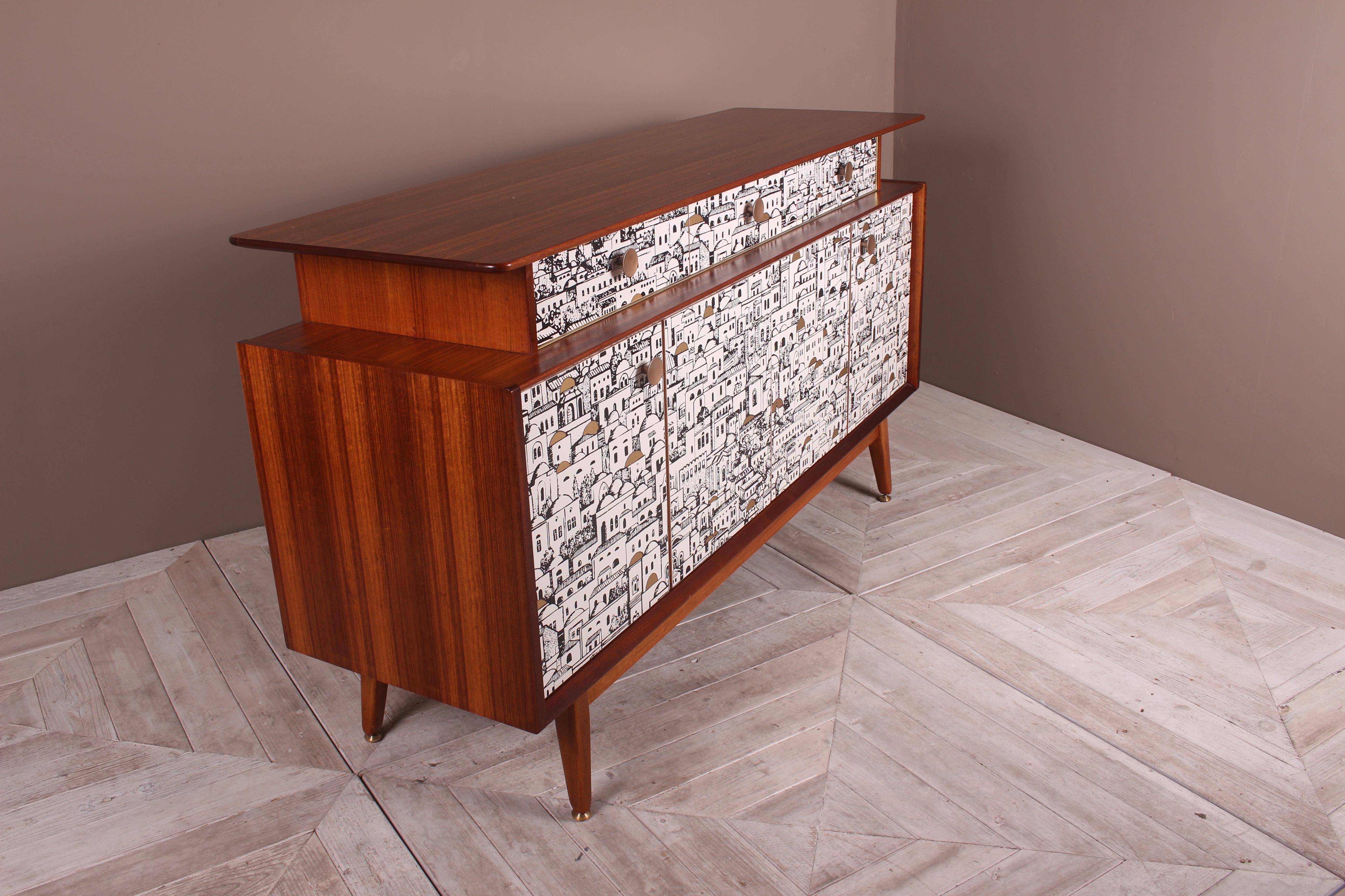 decoupage sideboard