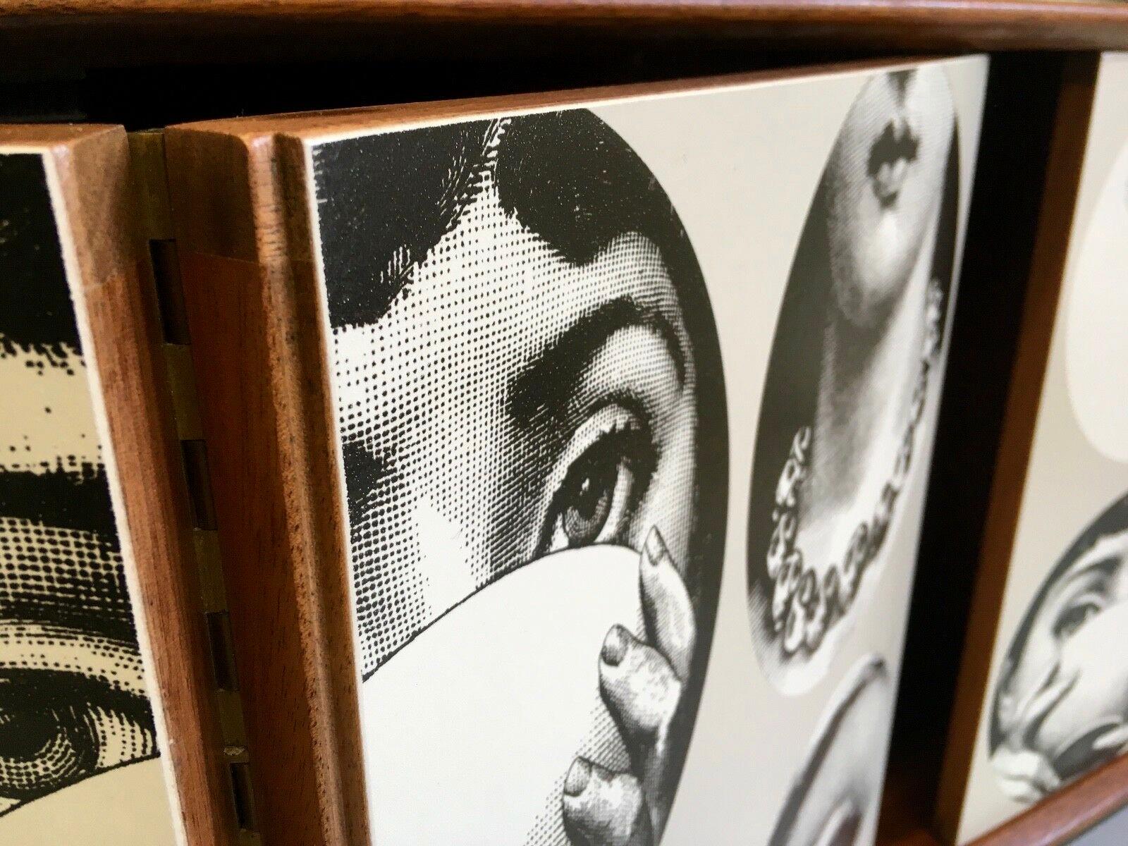 E Gomme 'G-Plan' Teak Sideboard with Fornasetti Decoupage, circa 1958 1