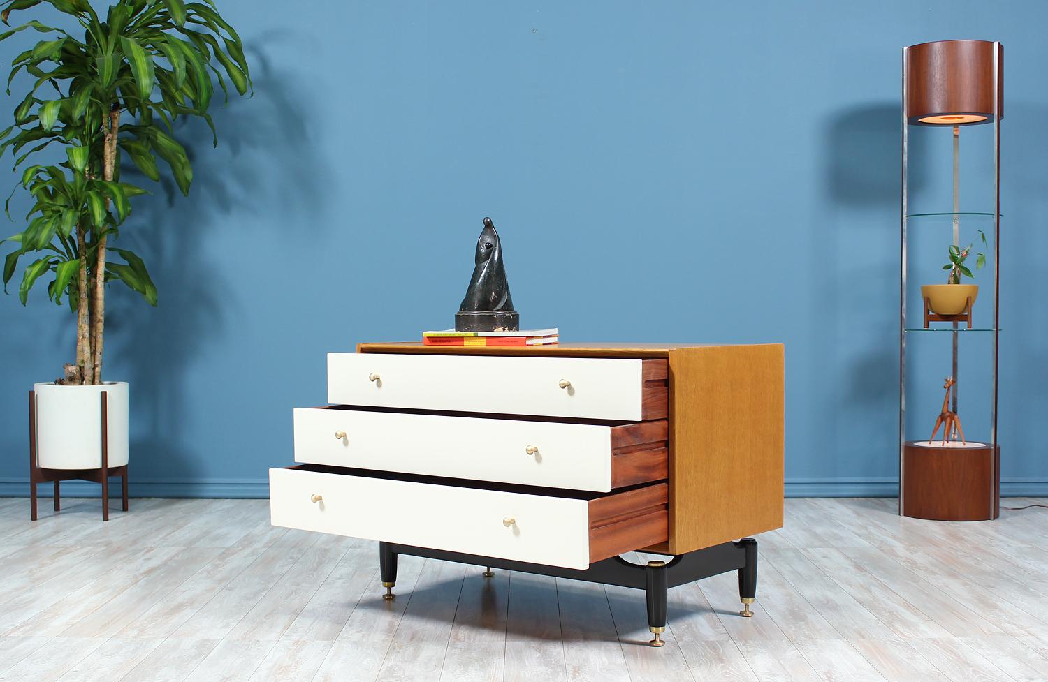 British E. Gomme Lacquered Chest for G-Plan