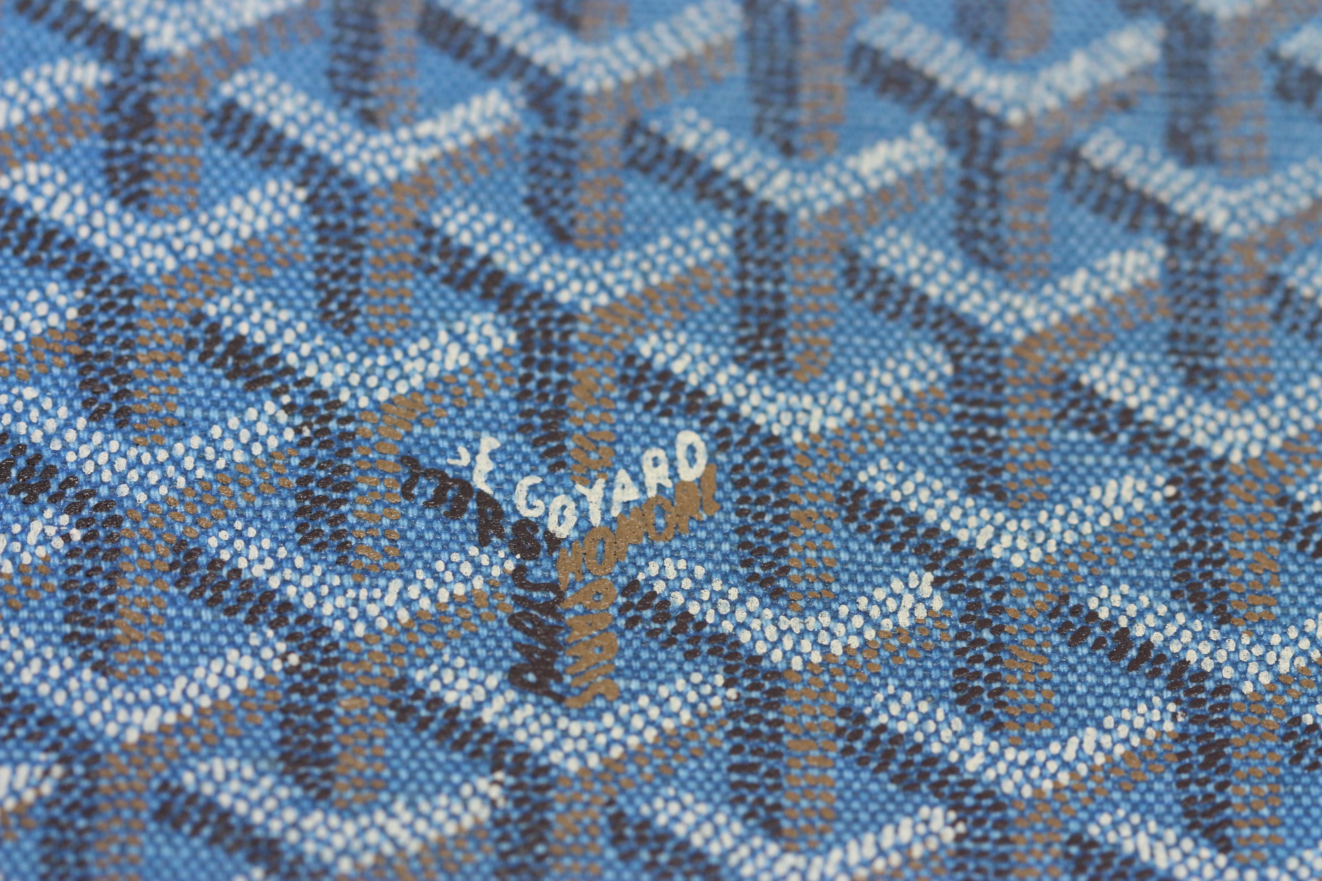E. Goyard Sac à main en toile imprimée en vente 2