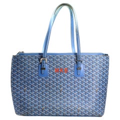 E. Goyard Printed Canvas Handbag