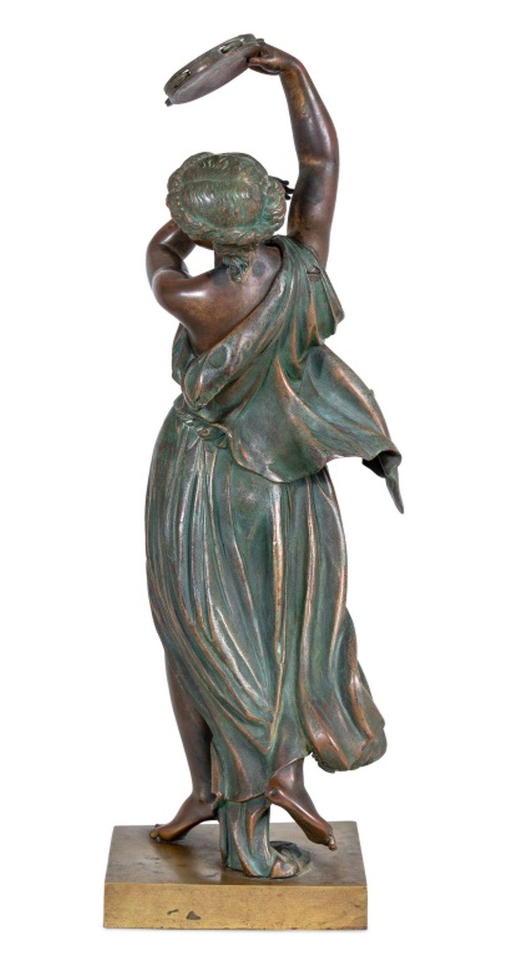E. H. Dumaige Patinierte Bronzefigur einer Muse im Zustand „Gut“ im Angebot in Astoria, NY