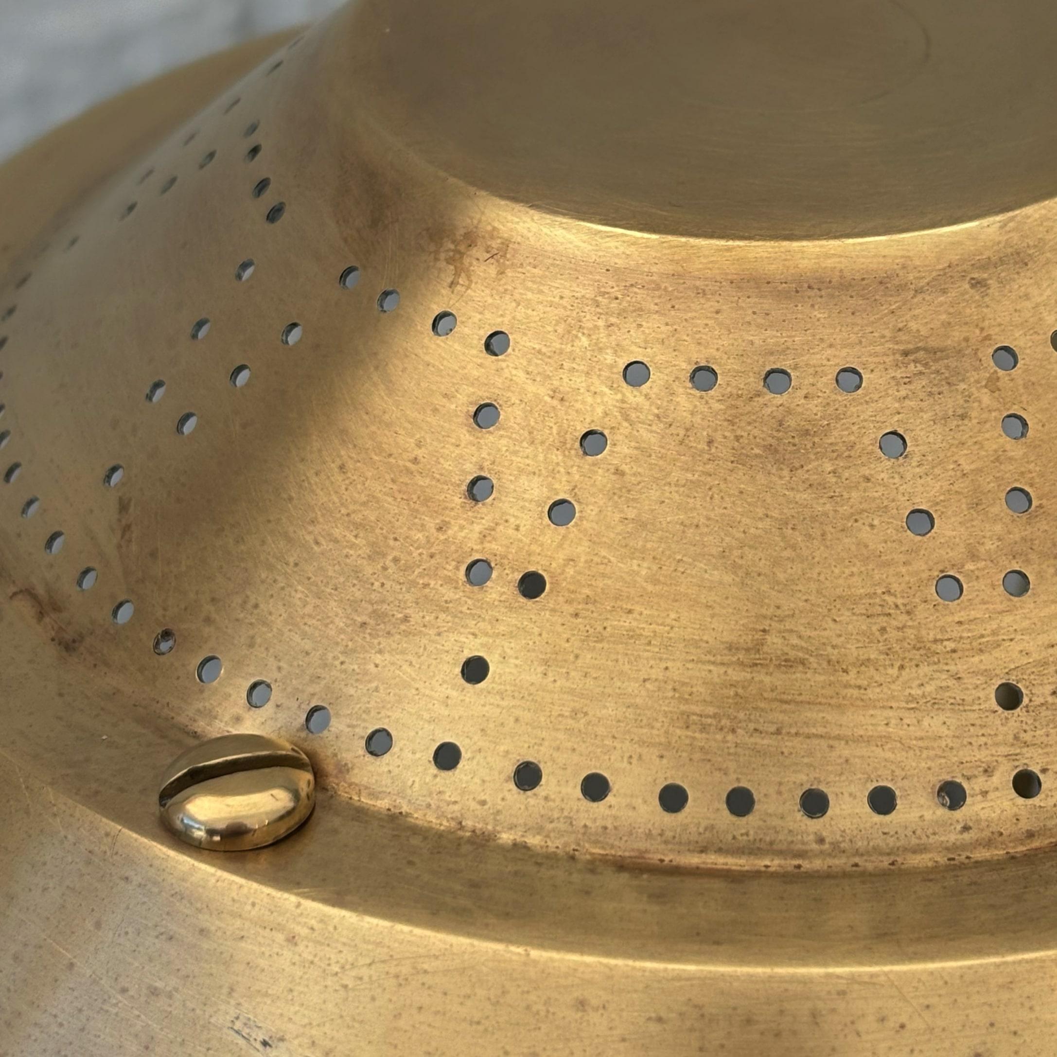 E. Hansson & Co, Malmö, lampe de table 568, milieu du siècle, laiton, Suède, années 1940 en vente 4