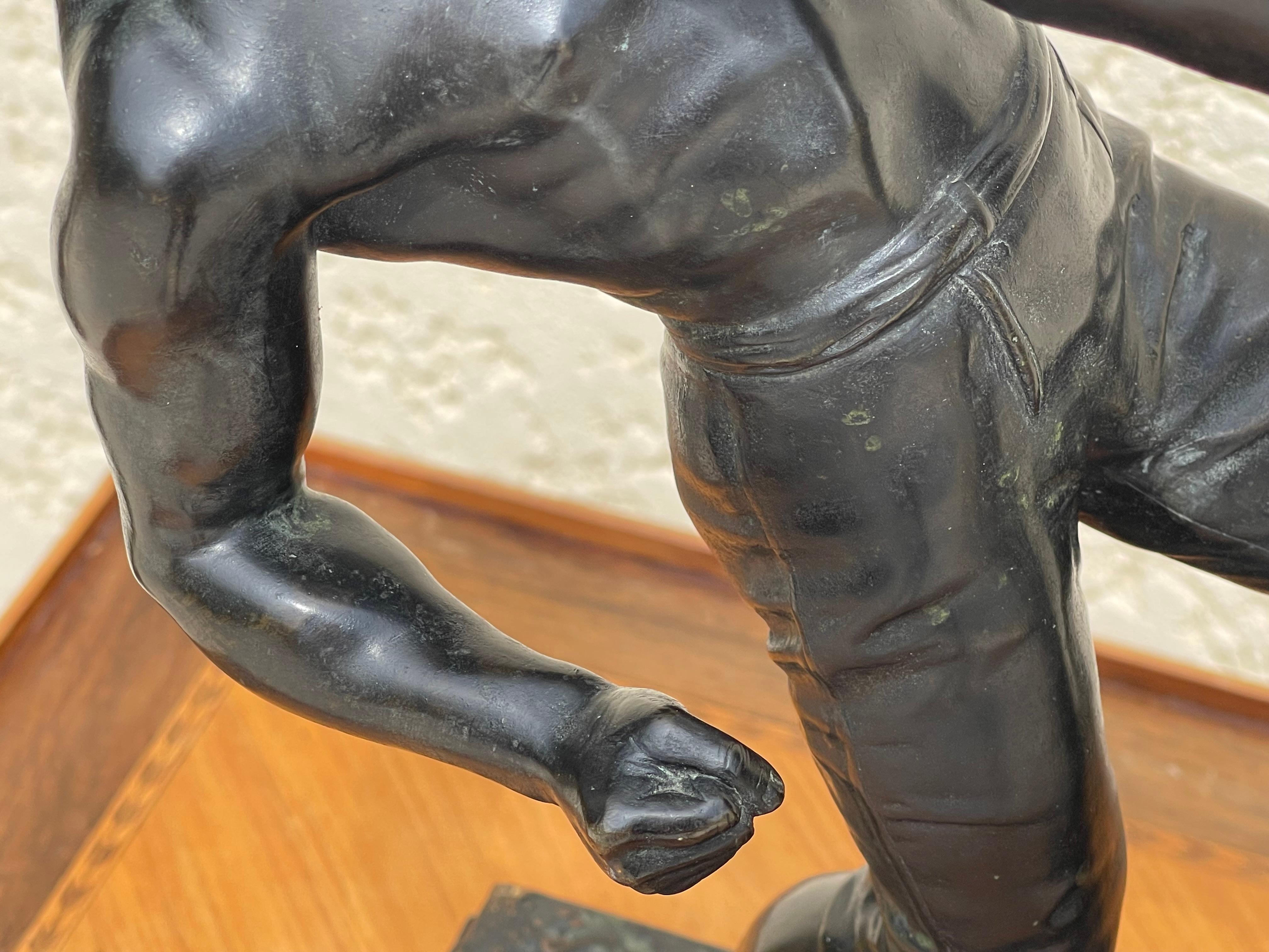 E. Hébert - Bronze, Unarmed Combat For Sale 10