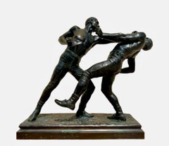 E. Hébert - Bronze, combat à mains nues