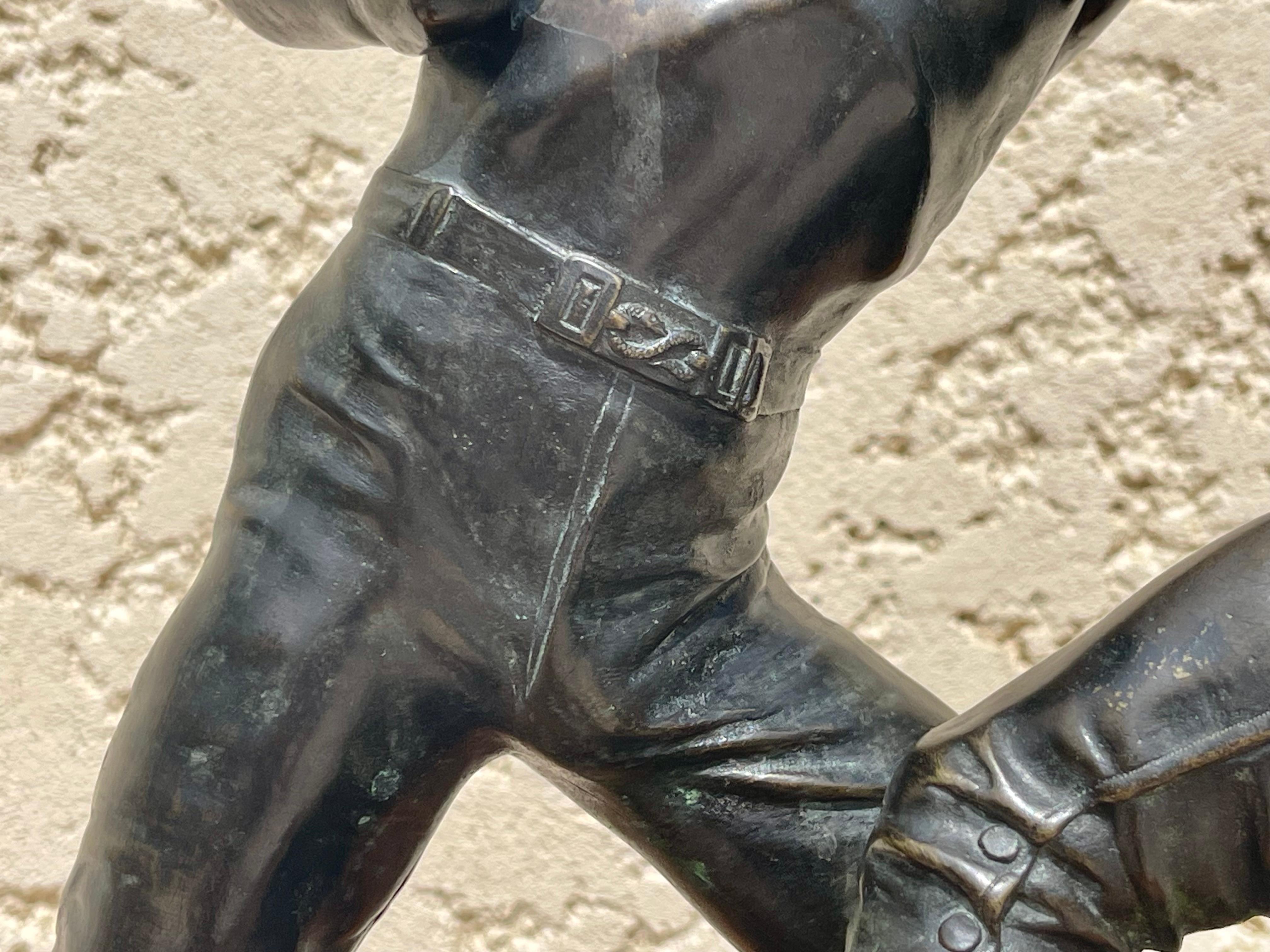 E. Hébert - Bronze, Unarmed Combat For Sale 2
