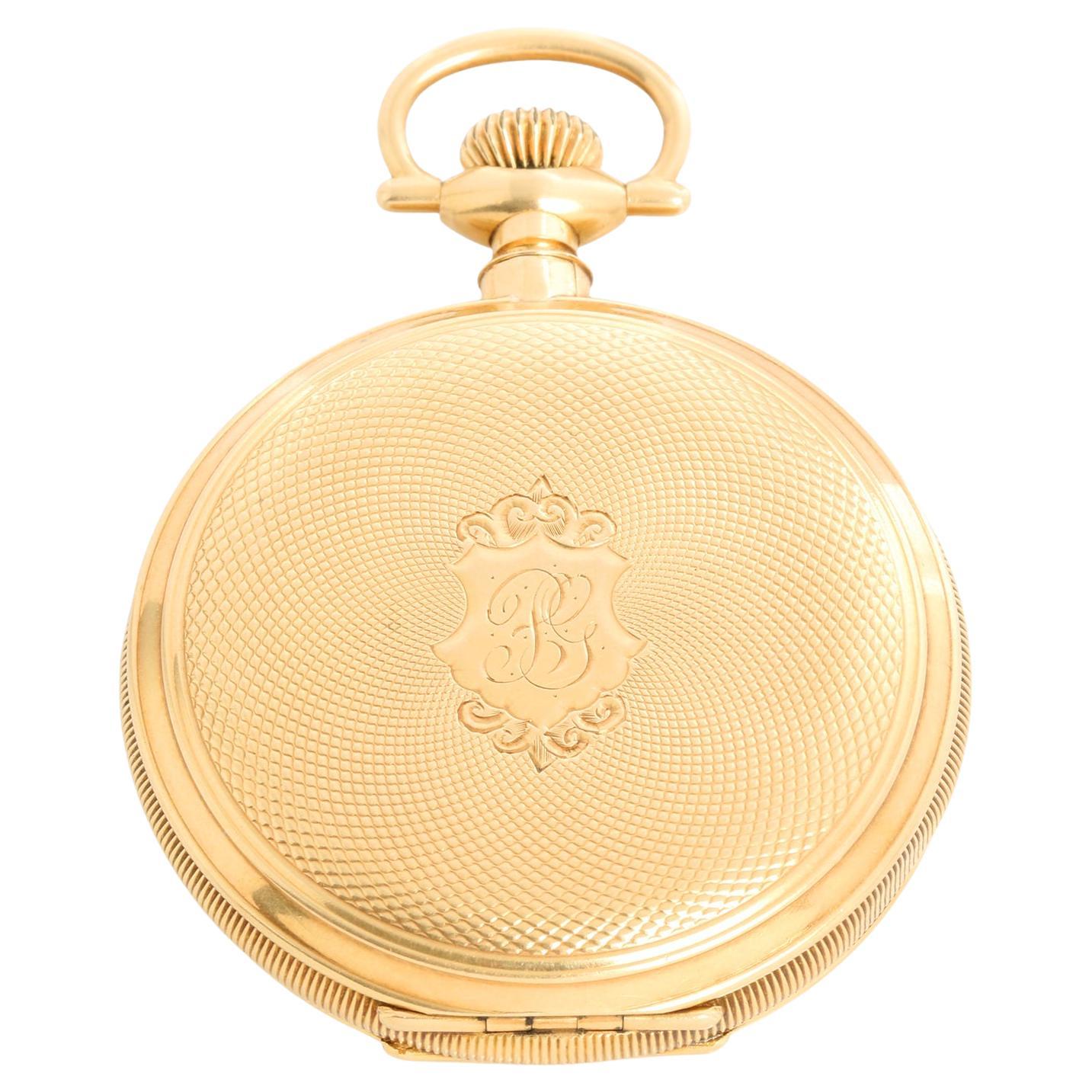E. Howard Watch Co. 18k Yellow Gold Pocket Watch For Sale