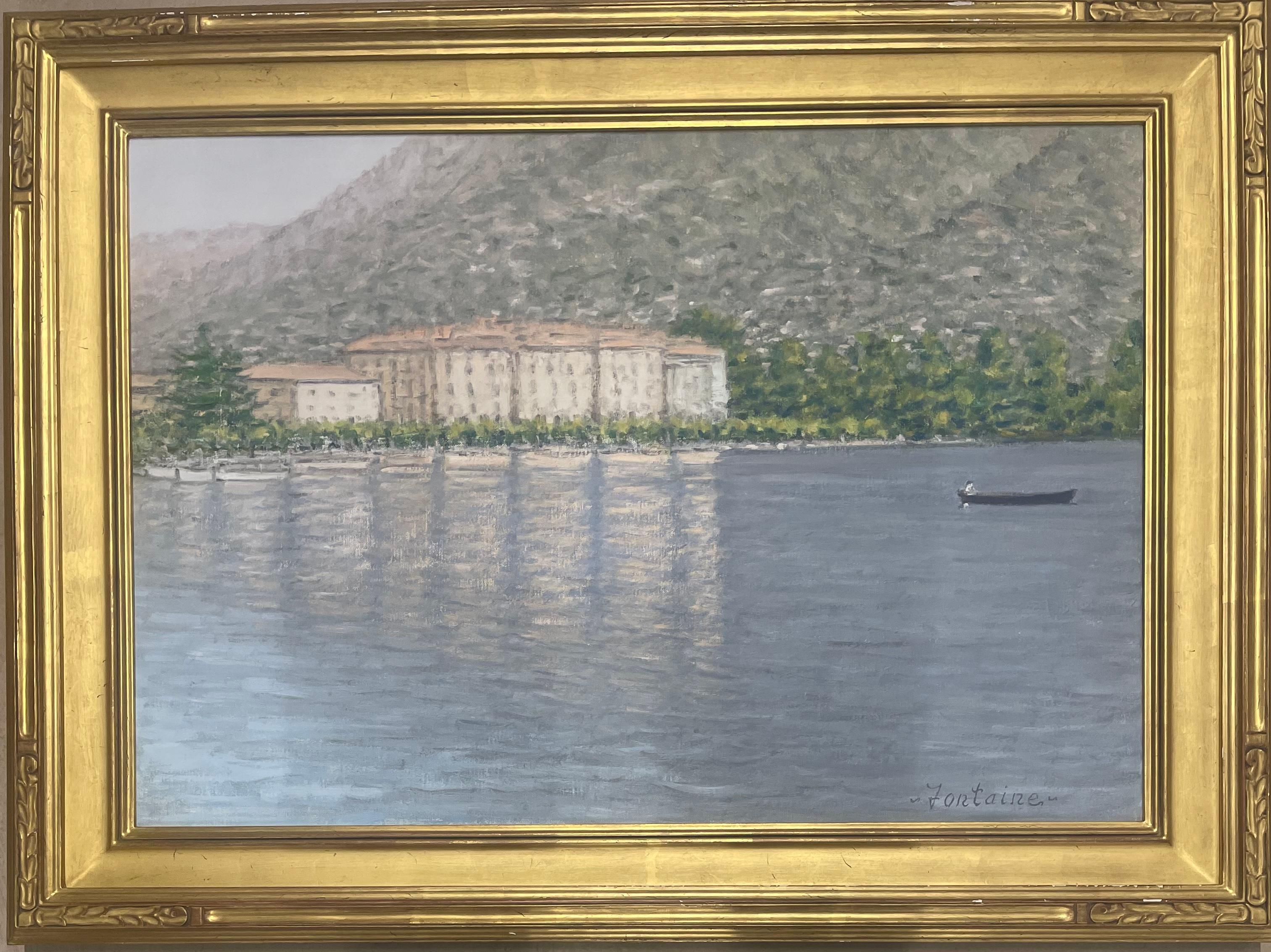 “Lago Maggiore” - Painting by E. Joseph Fontaine