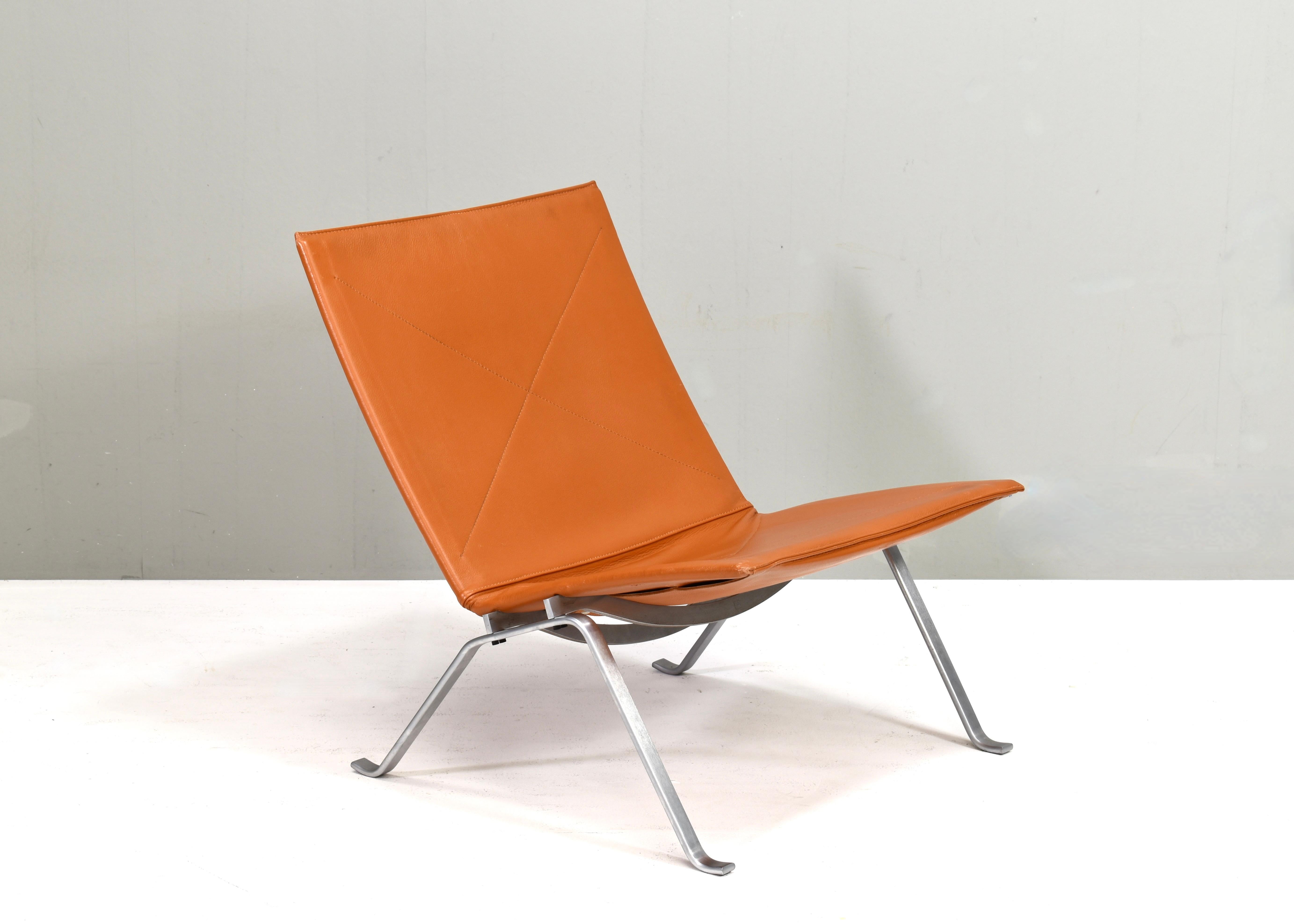 E. Kold Christensen PK22 Lounge Chair von Poul Kjaerholm 1. Auflage Dänemark - 1960er Jahre im Zustand „Gut“ im Angebot in Pijnacker, Zuid-Holland