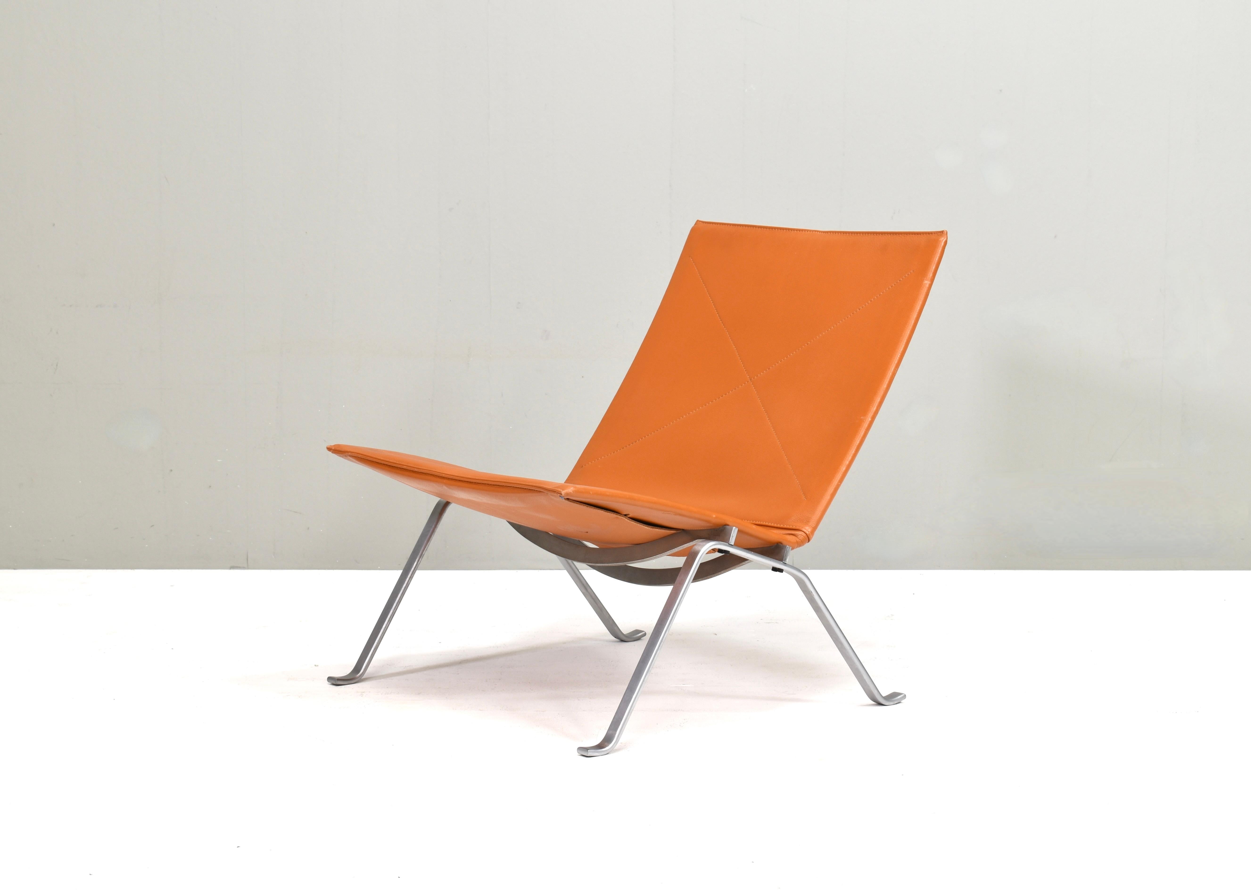 E. Kold Christensen PK22 Lounge Chair von Poul Kjaerholm 1. Auflage Dänemark - 1960er Jahre (Mitte des 20. Jahrhunderts) im Angebot