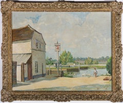 E. L. Cairns - Framed 20th Century Oil, Country Pub