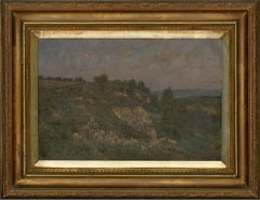 E. Lambert - Early 20th Century Oil, Herding Sheep