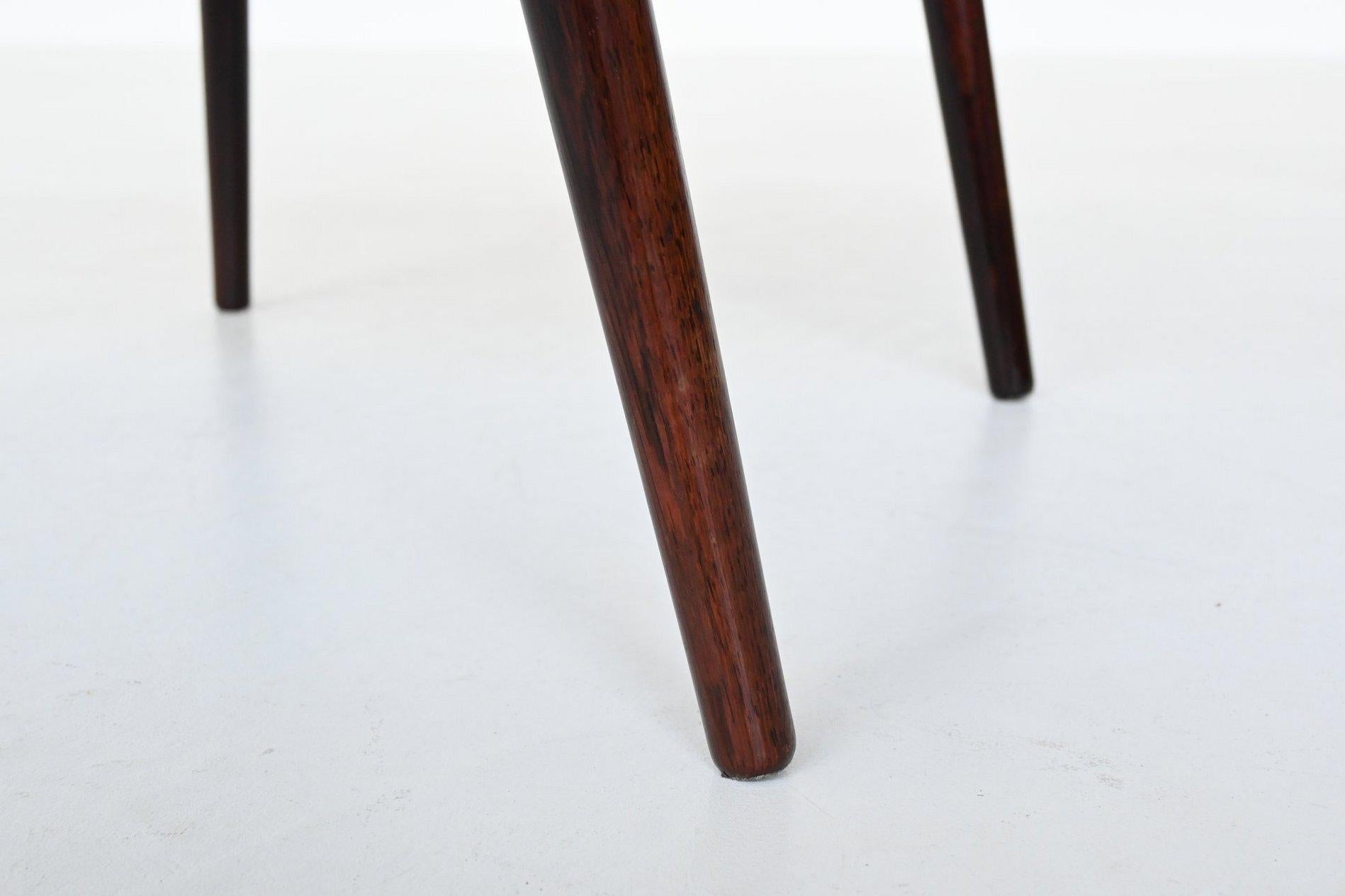 E. Larsen & A. Bender Fauteuil Madsen en palissandre Willy Beck Danemark 1949 en vente 9