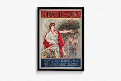 1915 Original WWI poster Remember! 1914 Nothing German! Nothing from the Germans