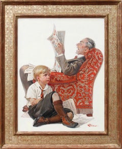 Stealing The Funnies, Collier's Magazine Cover, 1923