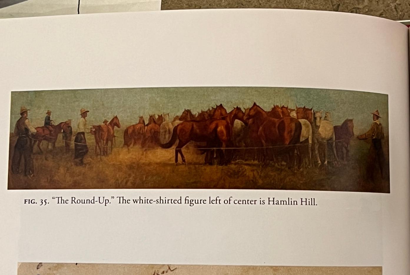 „Die Littlefield-Wandgemälde“  3 WANDGEMÄLDE DER XIT RANCH IN TEXAS. GEMALT Ca. 1910 im Angebot 7