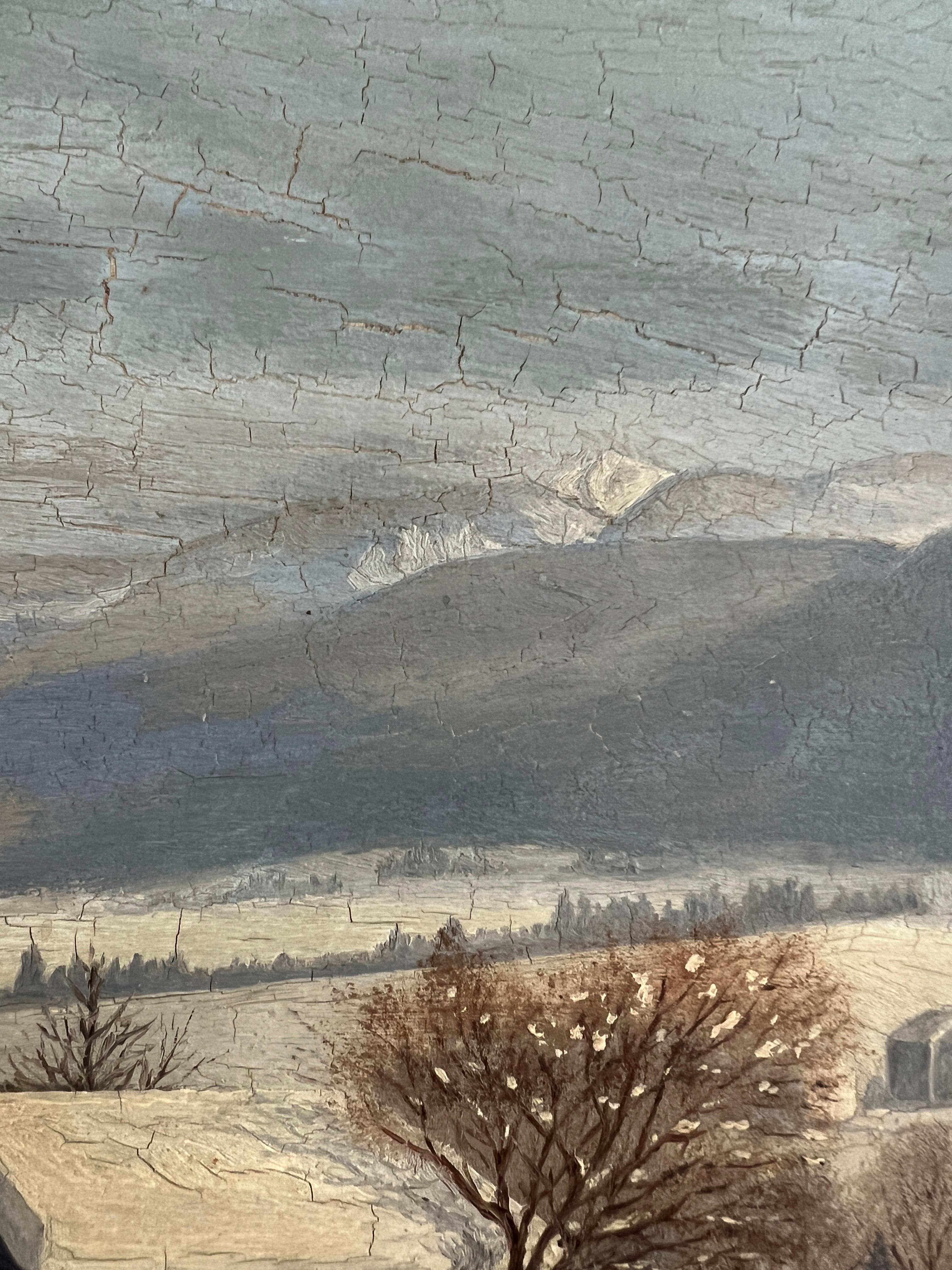 Village sous la neige en vente 3