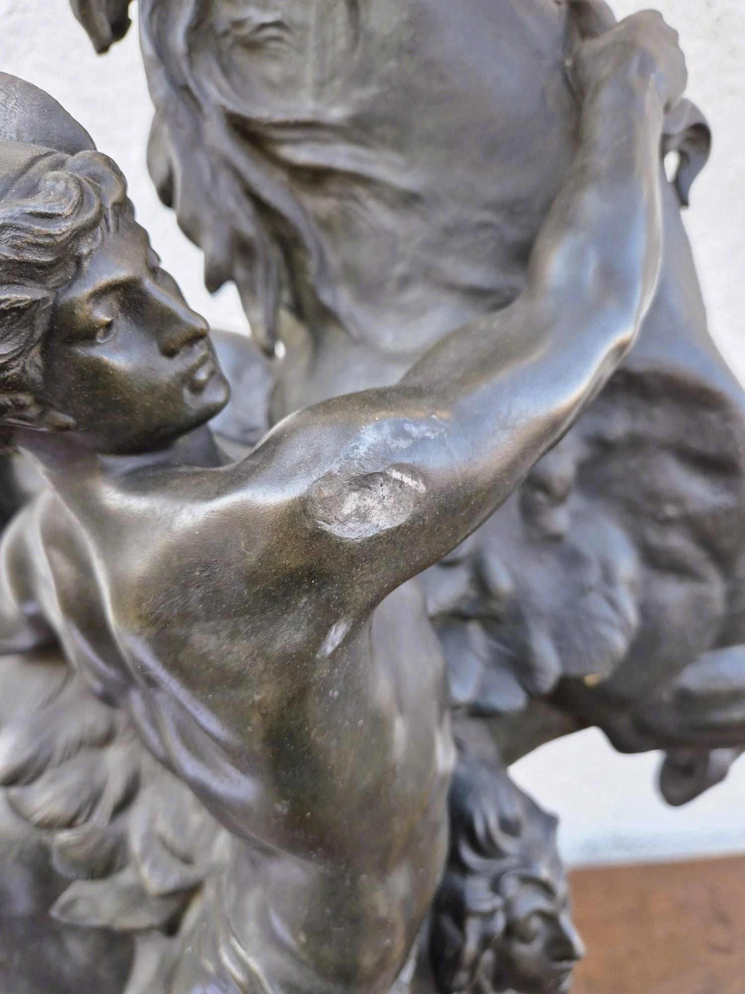 E Picault, Persée ou la naissance de Pegasus, sculpture signée, fin du 19e siècle en vente 12
