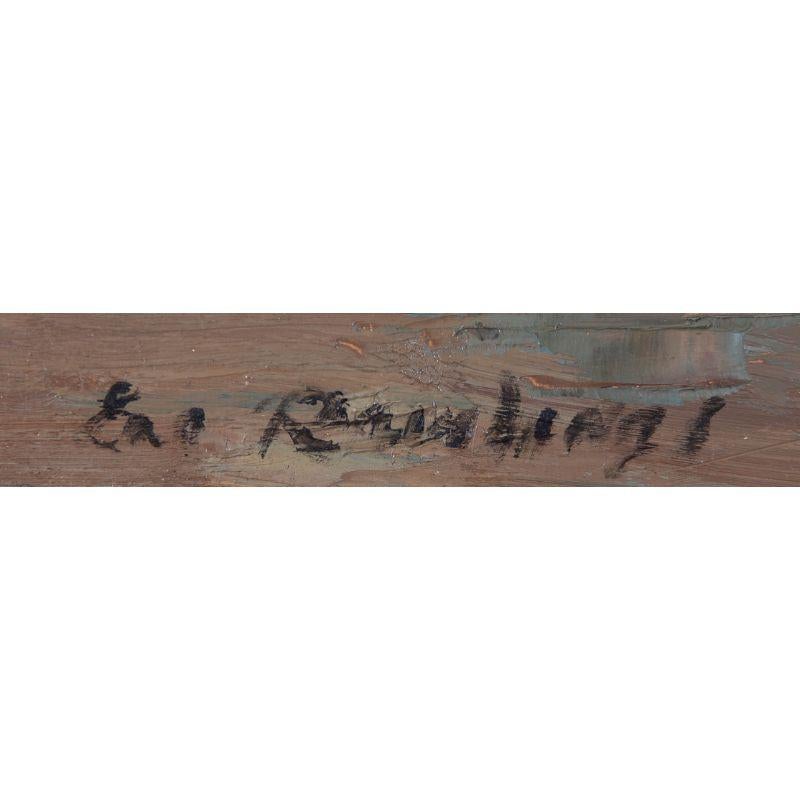 E. Rawlings - Huile du XXe siècle, couleur huile à faible teinte 4